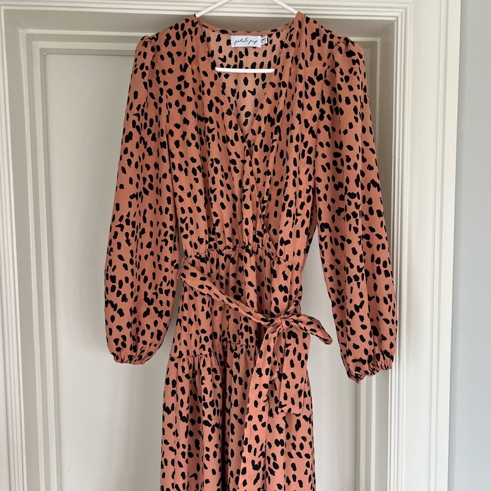 Petal & Pup wrap maxi dress